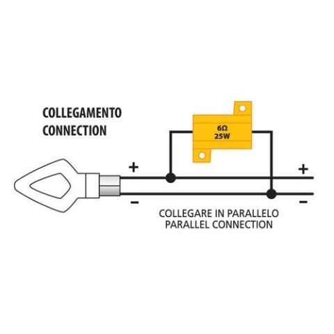 45505 Uszczelniony zespół rezystora - 3 OHM - 25 W