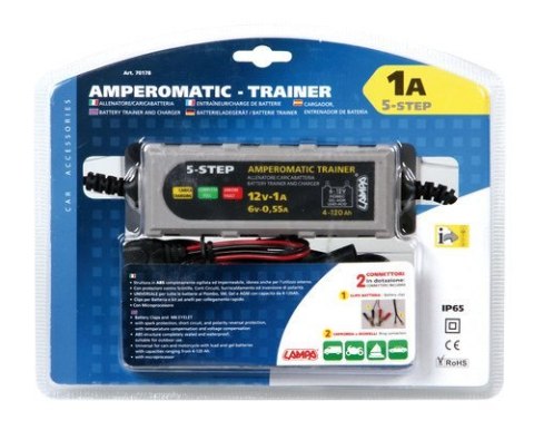70177 Amperomatic Lithium-Plus, inteligentna ładowarka, 12V - 3,8A