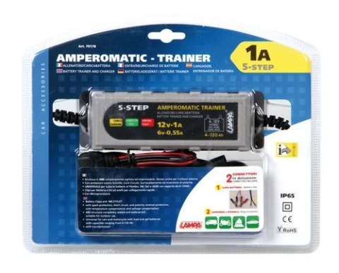 70178 Amperomatic Trainer, inteligentna ładowarka, 6 / 12V - 0,55 / 1A