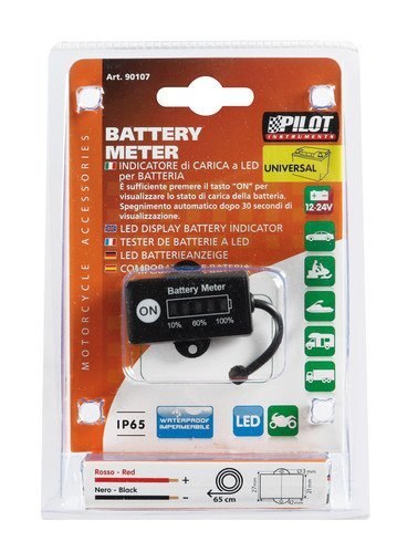 90107 Wyświetlacz LED ze wskaźnikiem stanu baterii, 12/24 V