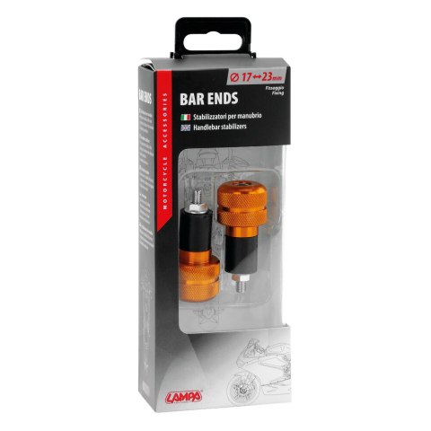 90323 SU-4 uniwersalne ciężarki kierownicy 17/23 mm - pomarańczowy