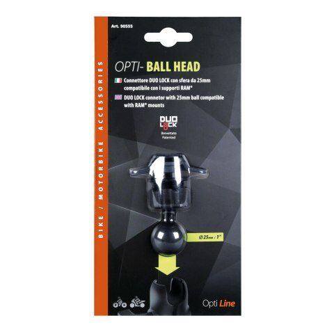 90555 Głowica kulkowa Ball Head- Titan Opti, złącze DuoLock z kulką 25 mm/1"