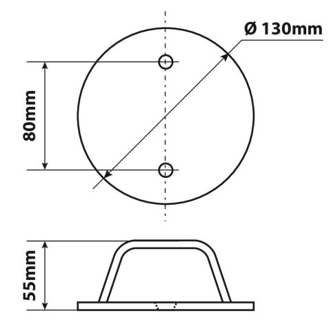 90593 Kotwa 2 do mocowania do podłogi.