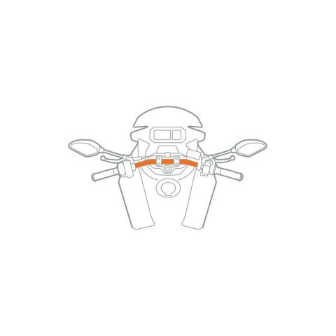 91593 Titan Opti Donut, mocowanie na kierownicy