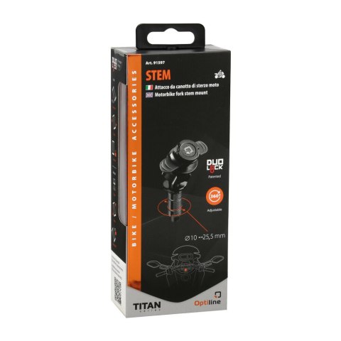 91597 Titan Opti Stem, mocowanie do widelca motocyklowego