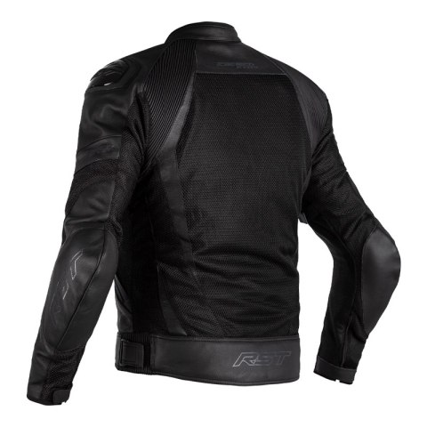 KURTKA SKÓRZANO-TEKSTYLNA RST TRACTECH EVO 4 MESH CE BLACK/BLACK XS (2526)