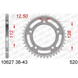 AFAM ZĘBATKA TYŁ STALOWA 10627-43 #520 43 ZĘBY