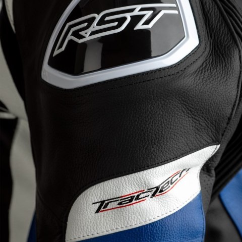 KURTKA SKÓRZANA RST TRACTECH EVO 4 CE BLACK/BLUE