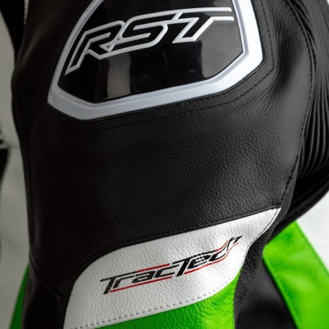 KURTKA SKÓRZANA RST TRACTECH EVO 4 CE BLACK/GREEN