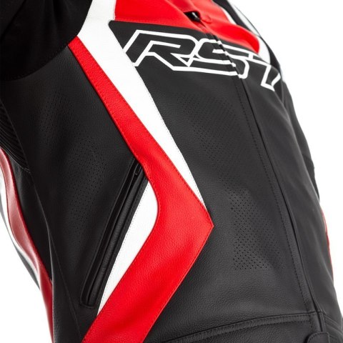 KURTKA SKÓRZANA RST TRACTECH EVO 4 CE BLACK/RED