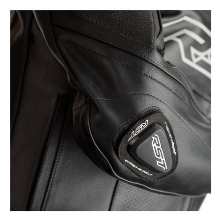 KURTKA SKÓRZANA RST TRACTECH EVO R BLACK/BLACK