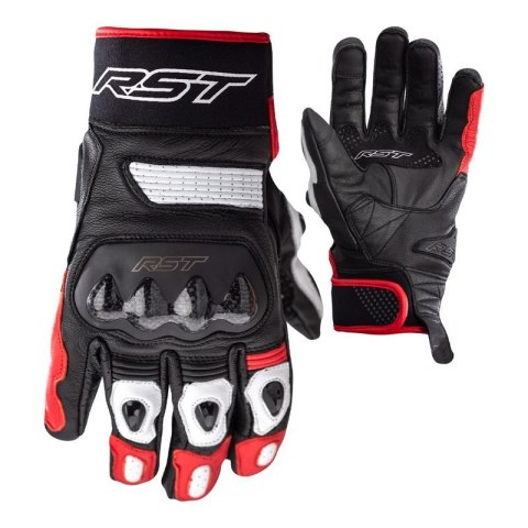 RĘKAWICE SKÓRZANE RST FREESTYLE 2 CE BLACK/RED/WHITE