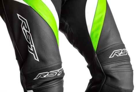 SPODNIE SKÓRZANE RST TRACTECH EVO 4 CE BLACK/GREEN