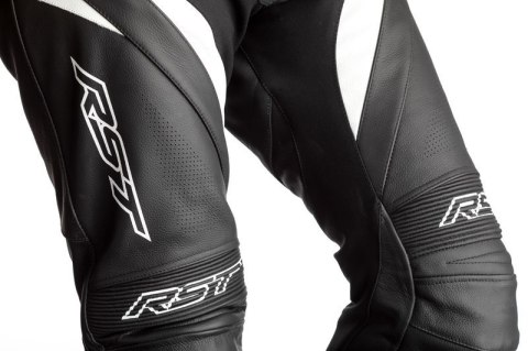 SPODNIE SKÓRZANE RST TRACTECH EVO 4 CE BLACK/WHITE