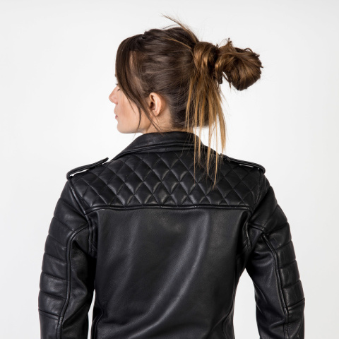 KURTKA SKÓRZANA OZONE RAMONES MODERN LADY MATT BLACK