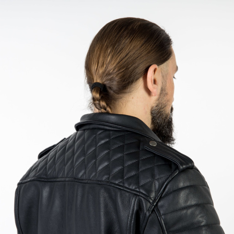 KURTKA SKÓRZANA OZONE RAMONES MODERN MATT BLACK