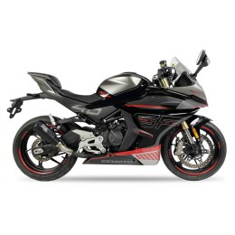 Tłumik IXIL CFMOTO 450 SR, typ RB (waga 900 Gr., długość 230 mm., materiał Inox AISI304, kolor Black painted) SLIP ON