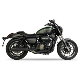 Tłumik IXIL QJ MOTOR SRV300, typ HC1-4B (waga 2500 Gr., długość 400 mm., materiał Inox AISI304, kolor Black painted) SLIP ON