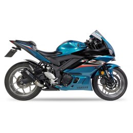 Tłumik IXIL YAMAHA YZF R3 21-23 (RH21), typ RB (waga 900 Gr., długość 230 mm., materiał Inox AISI304, kolor Black painted) SLIP