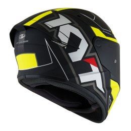 Kask KYT TT-COURSE ELECTRON matowy czarny/żołty