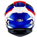 Kask KYT TT-COURSE GEAR BLUE/RED