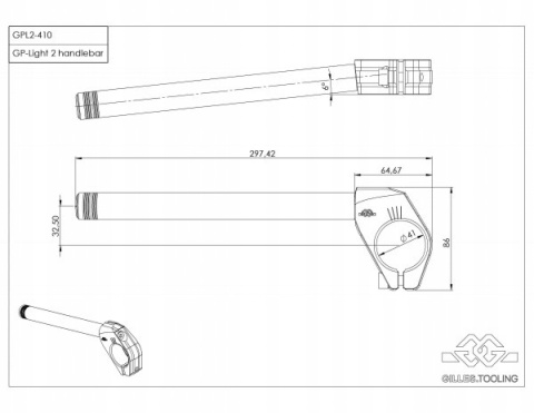 GILLES KIEROWNICA CLIP-ON 41MM GPL2-410