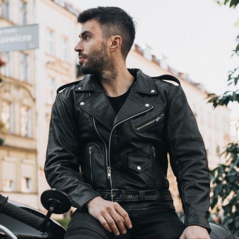 KURTKA SKÓRZANA OZONE RAMONES BLACK