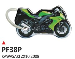 Dwustronny brelok na klucze Kawasaki ZX10 08