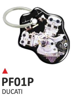 Dwustronny brelok na klucze ducati