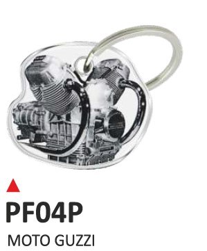 Dwustronny brelok na klucze motoguzzi