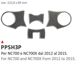 Naklejka na półkę Honda NC700/X 12-15 NC750X od 16