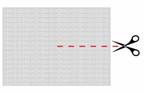 Mata Uniwersalna przezroczysta LOGO