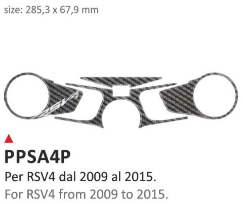 Naklejka na półkę Aprilia RSV4 09-16