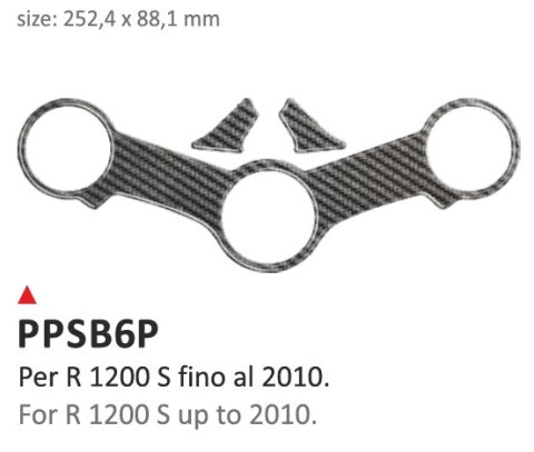 Naklejka na półkę BMW R1200S do '10