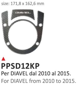 Naklejka na półkę Ducati Diavel 10/14