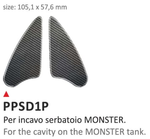 Naklejka na półkę Ducati Monster