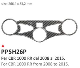 Naklejka na półkę Honda CBR1000RR 08/16