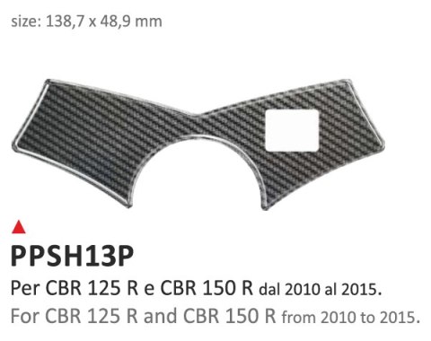 Naklejka na półkę Honda CBR125R CBR150R 10/16