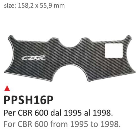 Naklejka na półkę Honda CBR600 95/98