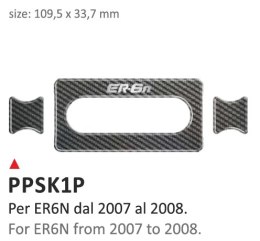 Naklejka na półkę Kawasaki ER6N 07/08