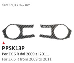 Naklejka na półkę Kawasaki ZX6R 09/11