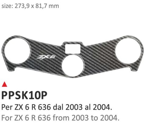 Naklejka na półkę Kawasaki ZX6R 636 03/04
