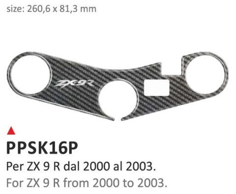 Naklejka na półkę Kawasaki ZX9R 00/03