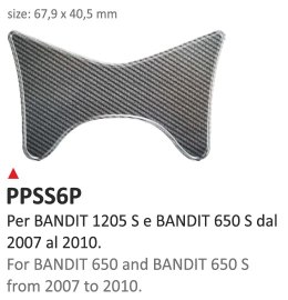 Naklejka na półkę Suzuki Bandit 650S-1250S 07/10