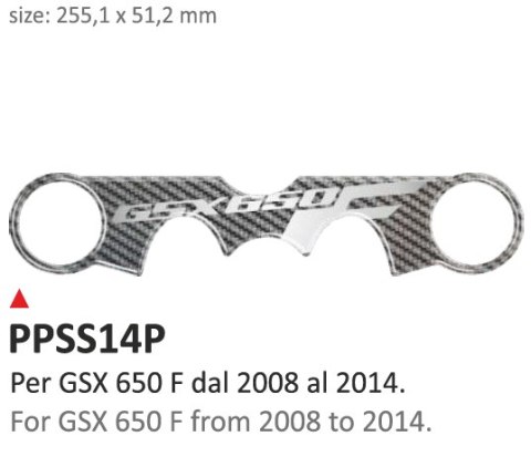 Naklejka na półkę Suzuki GSX 650F 08/14