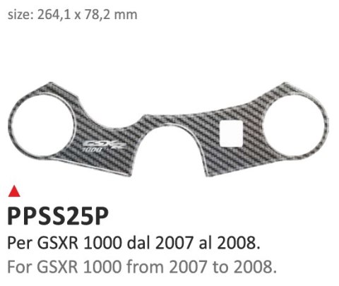 Naklejka na półkę Suzuki GSXR 1000 07/08