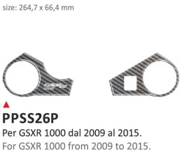 Naklejka na półkę Suzuki GSXR 1000 09/16