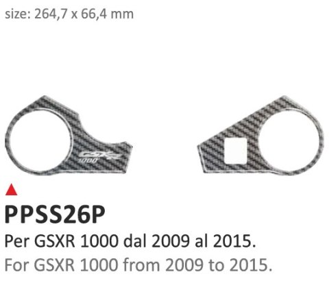Naklejka na półkę Suzuki GSXR 1000 09/16