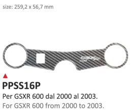 Naklejka na półkę Suzuki GSXR 600 00/03