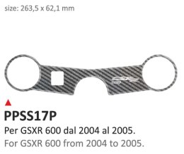 Naklejka na półkę Suzuki GSXR 600 04/05